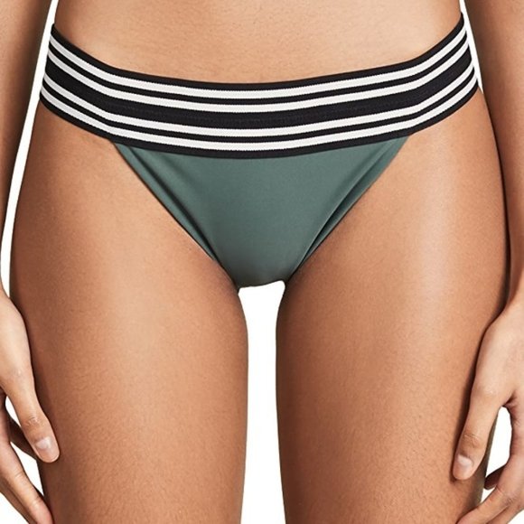 Mikoh Kaupo Olive Green Hipster Bikini Bottoms - Picture 4 of 5